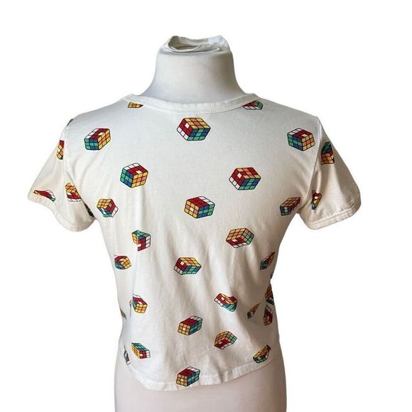 Messy Bun Rubik’s Cube Crop Top, M. Adorbs! - Picture 3 of 9